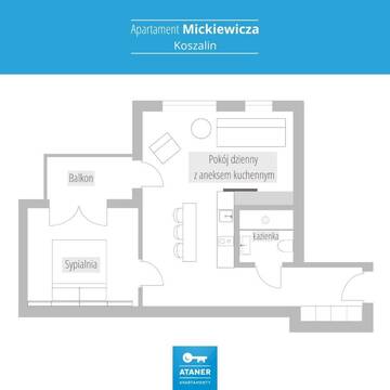 Фото номера Апартаменты Делюкс Апартаменты Ataner Apartamenty г. Кошалин 18